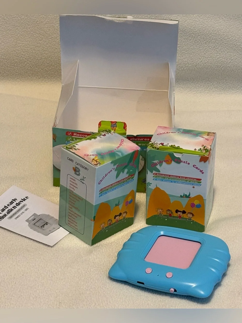 Startcan Audible Flash Cards Early Education Toy Toddlers Preschool NIB